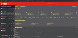 WINBET начална страница